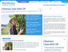 Tablet Screenshot of bckpacker.com